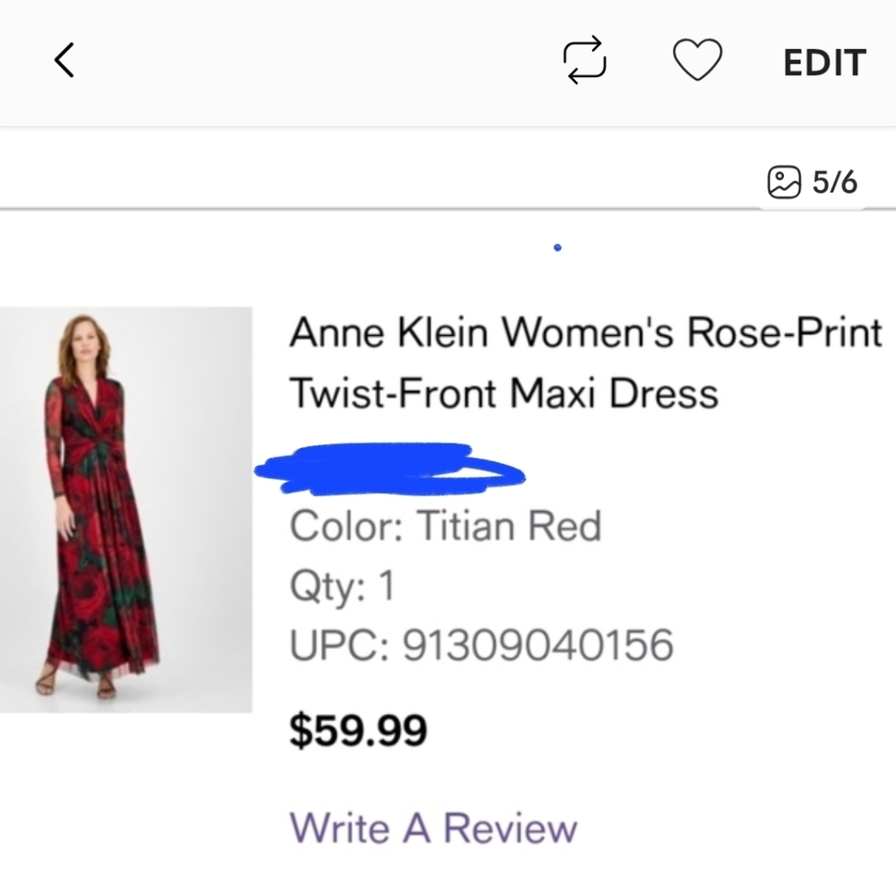 Anne Klein Dress Size 12